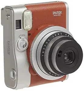 Fujifilm Instax Mini 90 Neo Classic Instant Film Camera (Brown)