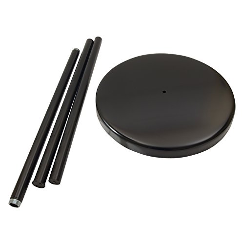 Tevigo Standfuss schwarz für Infrarot-Heizstrahler 2 m ohne Bohren - 5