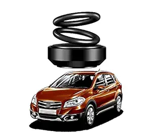PRIKNIK Solar Energy Rotating Car Perfume with Long Lasting Organic Fragrance, Feel-Good Premium Car Air freshener Compatible with Maruti Suzuki S-Cross