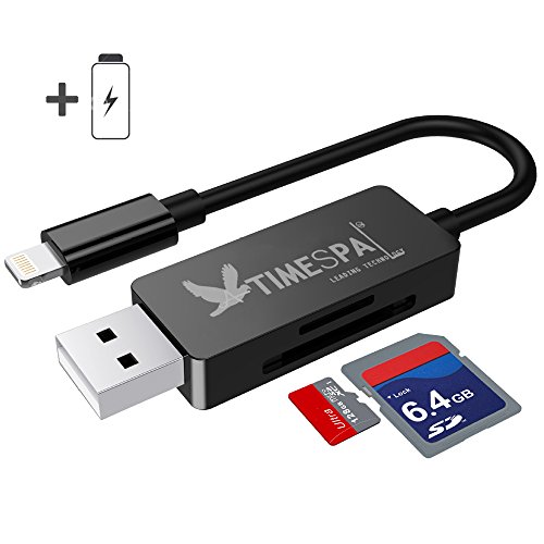 ATIMESPAL Trail und Wild-Kamera-Viewer für iPhone iPad SDHC/micro SD Kartenleser für die Jagd und Wild-Kamera-Kartenleser
