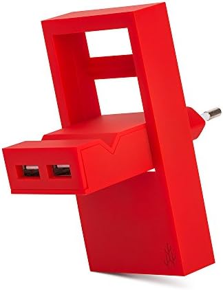 Usbepower USBE_ROCK_C mobile device charger - mobile device chargers (Indoor, Mobile phone, Smartphone, Tablet, AC, Red, Apple, Iphone, Ipad &amp; Android devices.)