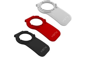 Stoockie Levier Couleur (Noir ou Blanc ou Rouge) - Languette Compatible Supports téléphone Quadlock (Noir+Rouge+Blanc)