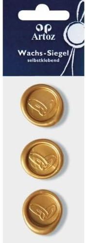 Gold Wedding Rings Wax Seals for Craft Card Making Scrapbooking