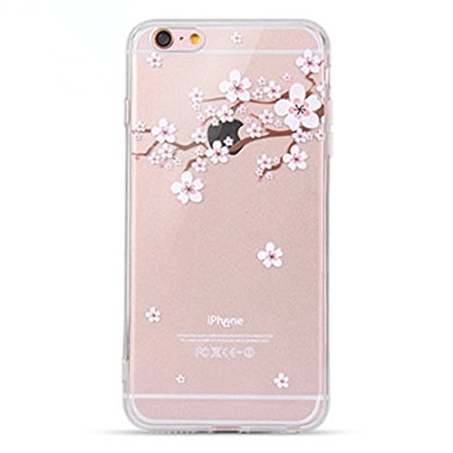 Samidy iPhone 6s Case, iPhone 6s Case Clear Soft Silicone Back Cover for 4.7 inches iPhone 6/iPhone 6s with a Screen protector