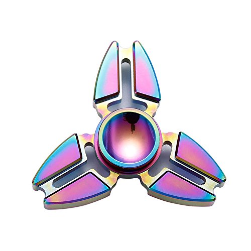 SeOST Fidget Hand Spinner Stress Reducer Rainbow Metal High Speed Colourful Aluminum Alloy Bearing Fidget EDC Fingertips Anti Stress Educational Autism ADHD Rotation Focusing Toys for Kids & Adults SeOST Fidget Hand Spinner Stress Reducer Rainbow Metal High Speed Colourful Aluminum Alloy Bearing Fidget EDC Fingertips Anti Stress Educational Autism ADHD Rotation Focusing Toys for Kids & Adults