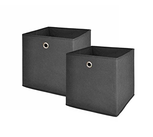 Faltbox, Ordnungsbox, Aufbewahrungsbox ,grau, 32/32/32 cm