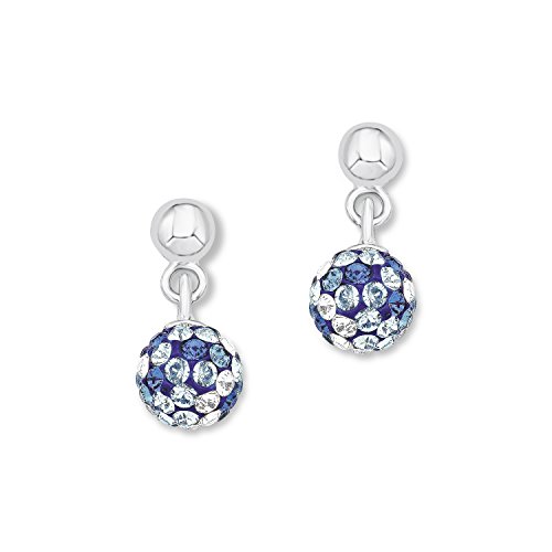 s.Oliver Kinder und Jugendliche-Ohrhänger 925 Sterling Silber Swarovski-Elements