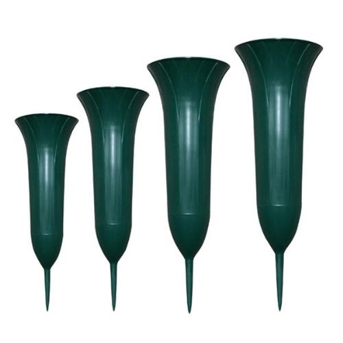 H.G. 50-26-03 Grabvase 26 cm, 0,7 L, Durchmesser 100 mm, anthrazit