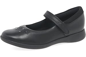 Clarks Etch Bright Kid Leather Shoes in Black Standard Fit Size 12½