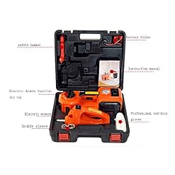 Martinetto Idraulico Elettrico, 3,5 Ton 12V DC Idraulico Auto Piano Jack Con Luce A LED Per Auto, Berlina, Van, SUV