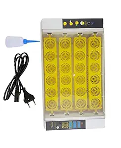 TM&W All Indian Breeds Egg 24 Digital Egg Incubator Automatic Turning Temperature Control Egg Hatching Machine for Chicken Poultry Duck Bird