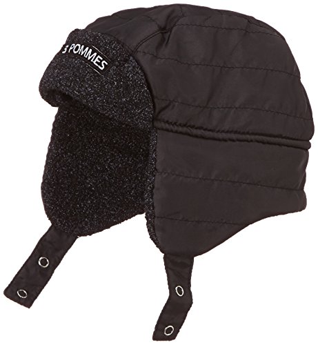 3Pommes Baby Boys  Chapka Scarf, Black, 6-12 Months