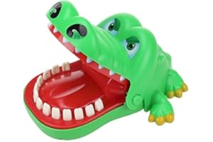 SURPZON Crocodile Toy Classic Mouth Dentist Bite Finger Family Game Children Kids Action Skill Game Toy