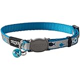 ROGZ CB40-B Halsband Reflecto Cat, S, blau