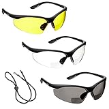 Gafas bifocales de Seguridad para Lectura - Adecuado para todas las industrias, y los usuarios de deportes recreativos como ciclistas.