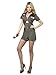 Price comparison product image Smiffys Women's Top Gun Aviator Playsuit & Sunglasses, Top Gun, Colour: Green, Size: S, 27084