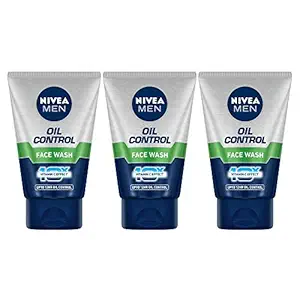 Nivea Oil Control Face Wash, 100ml (Pack of 3)