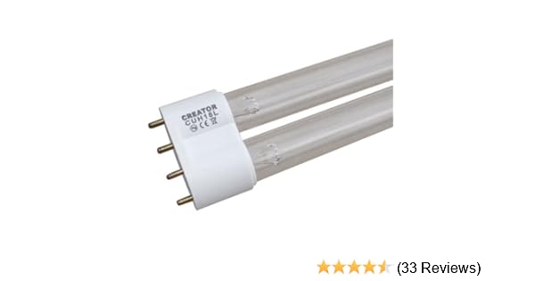 Mia Home Uvc Replacement Lamp Tube Replacement Uv Bulb Replacement Lamp Uv C Tube For Uvc 5 W 7 W 9 W 11 W 18 W 24 W 36 W 55 W Glass 18 Watt 2g11 Amazon Co Uk Kitchen