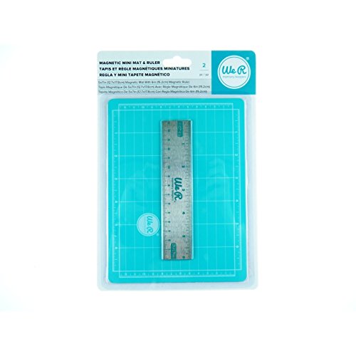 Werkzeuge und Zubehör WE R Memory Keepers Crafters Mini Magnetisch Matte und Lineal