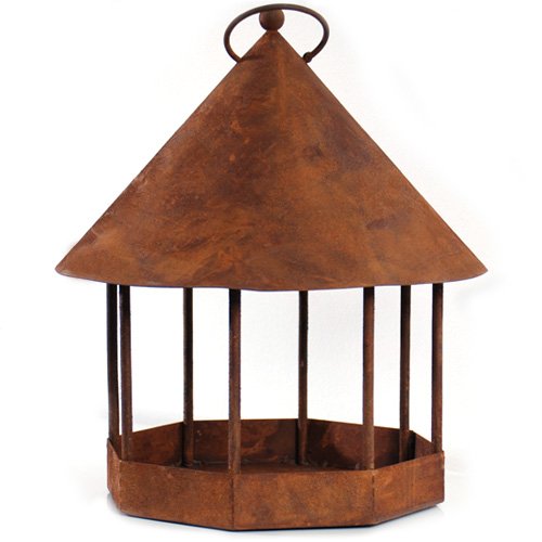 Vogelhaus zum Hängen Edelrost Rost