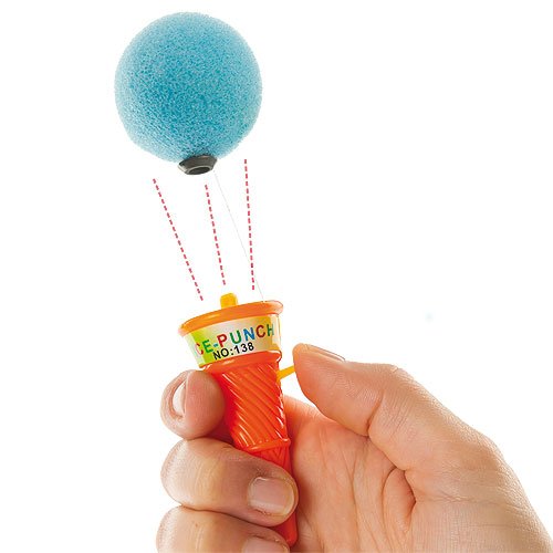 Springballspiel „Eistüte“ mit Ball Abschuss – Fangbecher – Mitgebsel und Preis für Kinder beim Kindergeburtstag – 6 Stück - 2