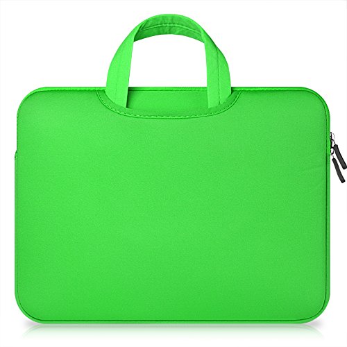 Crisant einfachen Stil Sleeve Hülle pour Laptop 11-11,6 zoll,Cotton Stoßfest Notebooktasche Tasche / Computer bag / Handtasche / Ultrabook Hülle Sleeve / Case Cover Pour MacBook / Asus Zenbook / Lenovo / Samsung / Sony / HP / Dell / Chromebook (Dunkelgrün) - 2