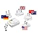 Produktbild 5Volt USB Ladestecker, Wechselstecker für Internationale Steckersysteme, Ladegerät, USB-Anschlüsse