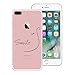 Produktbild Yokata iPhone 7 Plus / iPhone 8 Plus Hülle Transparent Weiche Silikon Handyhülle Schutzhülle TPU Handy Tasche Schale Etui Weich Silicone Bumper Ultra Dünn Slim Schlank Durchsichtig Handytasche Premium Kratzfest Clear Backcover Schutz für iPhone 7 Plus / iPhone 8 Plus Case Cover - Smile
