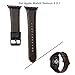 Produktbild Happysdh Armband für Apple Watch Series 4/3/2/1 42mm, Smartwatch Zubehör Leder Ersatzarmband Armbänder Smartwatch für Männer und Frauen