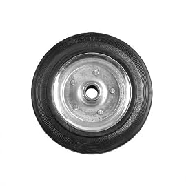 Roue Jockey pour Remorque Metal Caoutchouc 200 Alésage 20mm