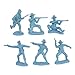 Produktbild Civil War Dismounted Cavalry Plastic Army Men: 12 LIGHT BLUE 54mm Figures - 1:32 scale by Toy Soldiers of San Diego