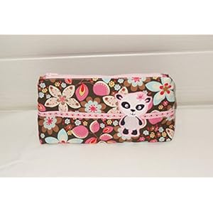 Federmäppchen / Kulturbeutel / stiftemappe mit Panda aus wasserabweisenden Baumwollstoff