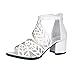 Produktbild Bluelucon Sandalen Damen Sommer Mit Absatz Blockabsatz Elegant Sommerschuhe Party Schuhe