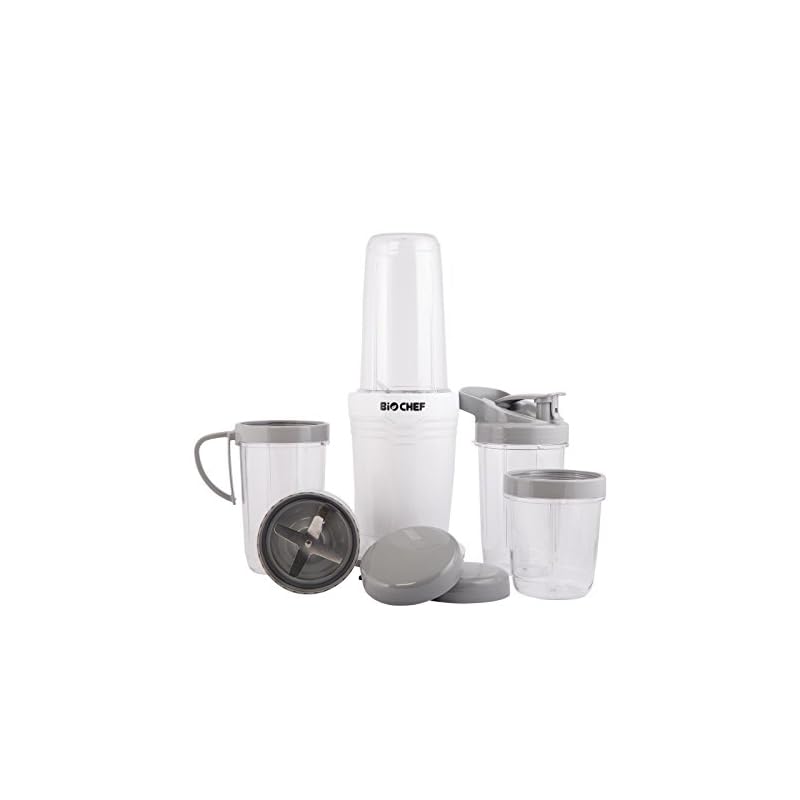 Biochef Nutriboost Smoothie Mixer Smoothie Maker 900watt 23000 Umdrehungen 12 Teiliges Set 2 Jahre Garantie