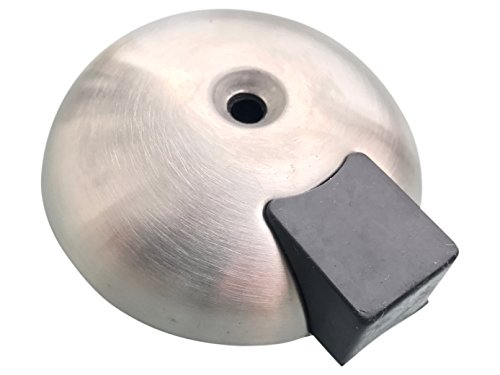 Türstopper Edelstahl 70mm Boden Schildkröte mit Schraube und Dübel von eXODA – 5 Jahre Garantie - 3
