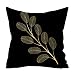 Produktbild Storerine Muttertag spezielle Kissen, Gold Pflanze Druck Polyester Kissenbezug Sofa Kissenbezug Dekoration