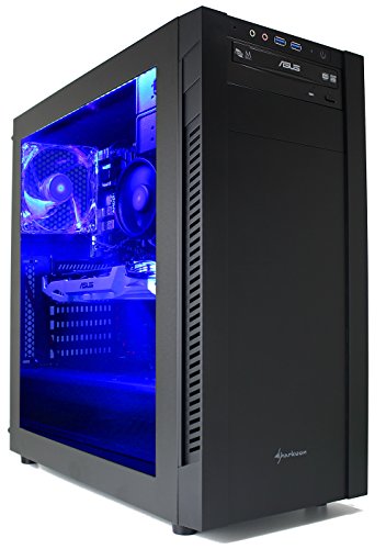 SNOGARD RYZEN Gamer PC | AMD Ryzen 5 1400 4x 3400MHz | 6GB Nvidia Geforce GTX1060 OC | 8GB DDR4 RAM | 240GB SSD | CD/DVD-Rewriter | Gaming Desktop Computer - 4