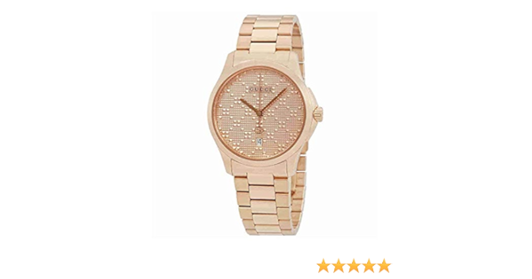 gucci watch rose gold