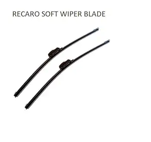 Medetai Recaro Frameless Wiper Blades for Chevrolet Beat, D 22-inch (P) 16-inches, Black