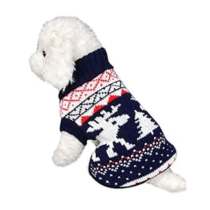 Ropa para Mascotas,Dragon868 Invierno Caliente Mascotas Perro Ropa Alto Cuello suéteres
