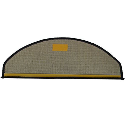 Beautissu® XXL Stufenmatten ProStair 15er Set – 65x24cm Treppenmatten eingekettelt, starke Befestigung – Anthrazit - 5