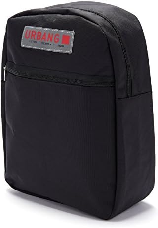Black Backpack - Fashion Unisex School Bag for Boys and Girls - Mens Womens Rucksack fits 15’’ laptop - LIFETIME WARRANTY - The Perfect Bag for Children &amp; Adults by URBANG