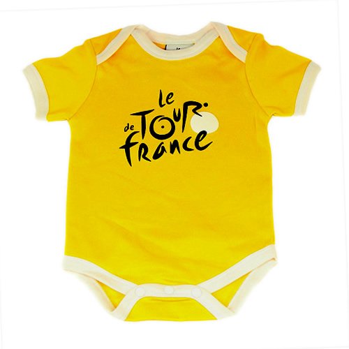 Le Tour de France - Official Tour de France Baby Bodysuit - Size : 18 months - Color : Yellow