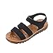 Produktbild Pingtr - Damen Sandalen - Frauen Mode Roma weiche Flache Sandalen schwanger Student runde Zehe Schuhe