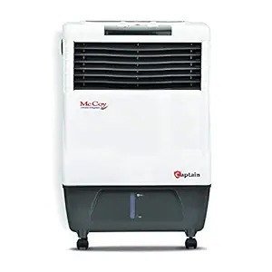 McCoy Captain 17L Honey Comb Air Cooler Without Remote Control - 17 litres, White & Grey