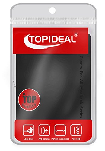 Vinteky Hartschalenhülle für MacBook Pro mit 33,8 cm (13,3 Zoll) A1278, matt, seidenglatt, Schwarz) schwarz schwarz - 8