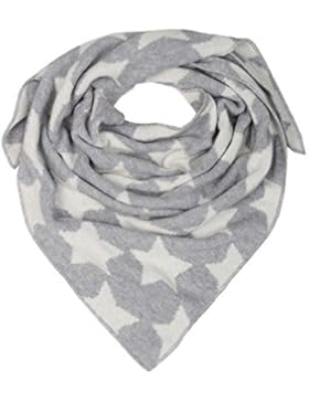 Dreieckstuch mit Kaschmir - Hochwertiger Schal mit Sternen für Baby-s Jungen und Mädchen - XXL Hals-Tuch und Damen...