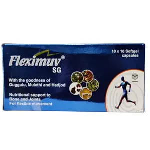 Cadila Pharmaceuticals Limited Fleximuv Pain Relief Capsules | 4 * 10 Capsules