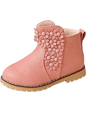 Mädchen Schnee Stiefel mit Blumen – LOSORN ZPY Winter Halbschaft Stiefel Outdoor Boots