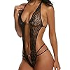 Pizzo-Babydoll-Donna-HOMEBABY-Intimo-Donna-Halter-Lingerie-Tuta-Raso-Tentazione-Bowknot-Intimo-Natale-Vestito-Completino-Intimo
